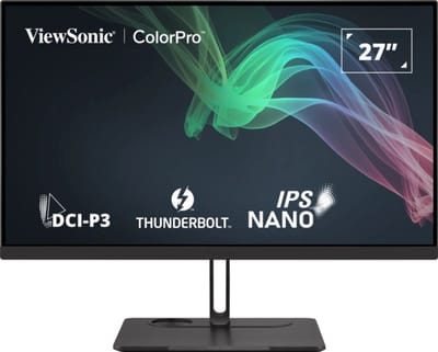 Viewsonic VP Series VP2776T-4K computer monitor 68,6 cm (27") 3840 x 2160 Pixels 4K Ultra HD LED Zwart