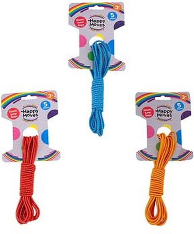 Kids Fun Springelastiek Regenboog - Elastieken spelletje voor meisjes - 450 cm