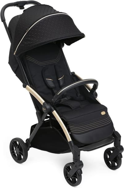 Kinderwagen voor 0-4 jaar met eenvoudig inklapsysteem, grote schokdempers en verstelbare rugleuning