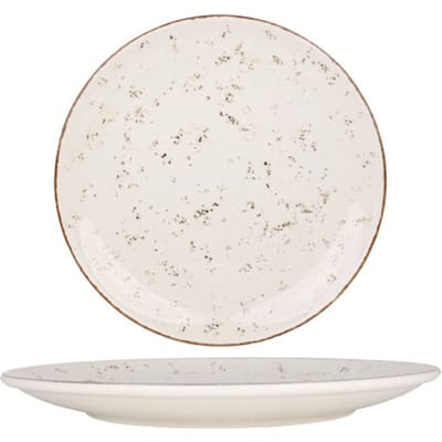 Bonna Dinerbord - Grain - Porselein - 27 cm - set van 6