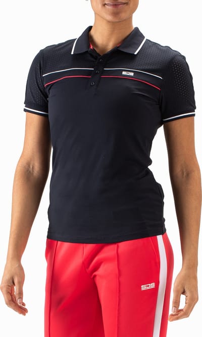Sjeng Sports Hira tennis polo dames donkerblauw