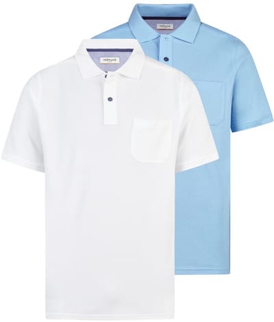 Redmond Heren poloshirt 2 pack Basic