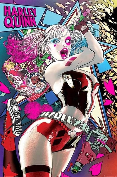 Hole in the Wall DC Batman Maxi Poster-Harley Quinn Neon (Diversen) Nieuw