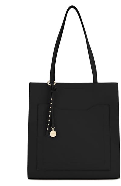 SEIDENFELT MANUFAKTUR Senja Shopper Black Zwart