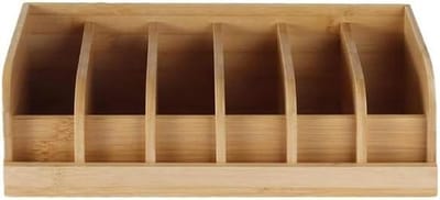 Riem Opbergdoos - Accessoire Houder - Garderobe Ordenen - Stapelbaar Ontwerp - 1 Stuk - Houtkleur