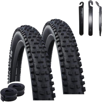 Fietsbanden Set - Mountainbike Banden - Allround Terrein - Knobbelig Profiel - 29 x 2.25 Inch - Zwart