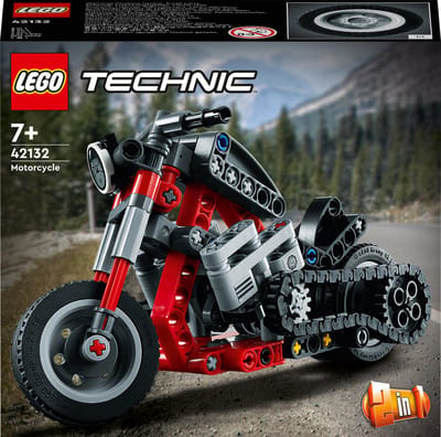 LEGO® Technic Motor 42132 modelbouwset; verras kinderen met dit motormodel; 2-in-1 speelgoed voor kinderen vanaf 7 jaar (163 onderdelen)