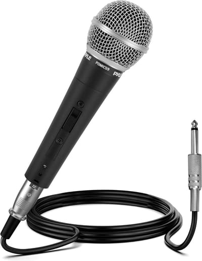 Draadloze Karaoke Microfoon met Aan/uit-schakelaar en XLR Audio Kabel