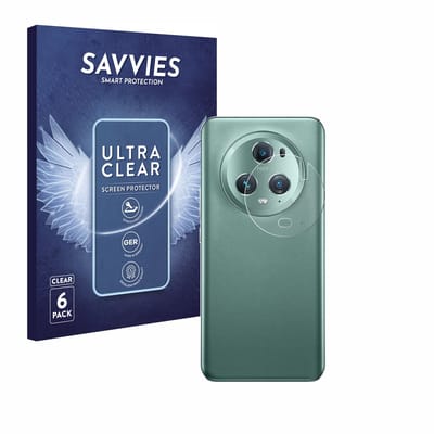Savvies - Screenprotector voor Honor Magic 5 Pro (ALLEEN Camera Lens) - Folie Beschermfolie transparant 6 Stuks