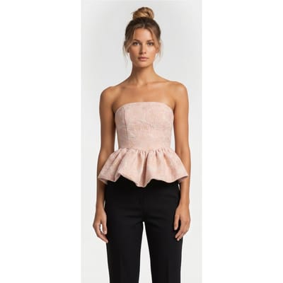 & Other Stories Rosita Brocade Top Orange Größe: 32 | Blusen Outlet | Damen | Orange