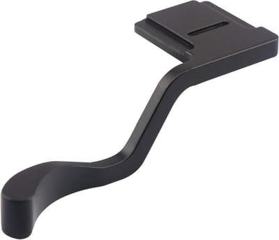 Handle Metal Hot Shoe Thumb Up Rest voor Fujifilm XS10 Camera Accessoires - Zwart, Duurzaam en Ergonomisch Ontwerp