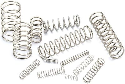 Compressieve Veer - Reserveerveer Set - Reparatie en Onderhoud - Roestvrij Staal - 50mm Lengte - Metaal
