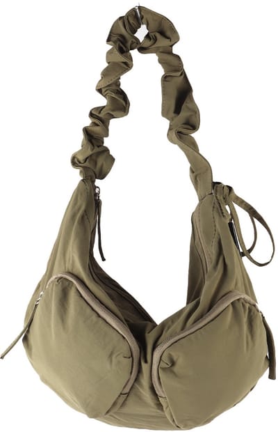 Giuliano Nylon crossbody heuptas Miloua - Dames - Groen