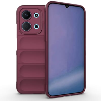 MobyDefend Hoesje - Geschikt voor Xiaomi Redmi 15C 4G - TPU Gripcase - Donkerpaars