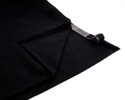 lightmaXX Stage Trim Black 5 x 0.6m incl. velcro - Moltons