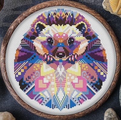 Borduurpakket MANDALA EGEL -AWSOME PATTERNS