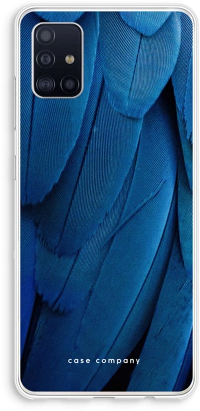 Hoesje geschikt voor Samsung Galaxy A51 4G hoesje - Pauw - Soft Cover Telefoonhoesje - Bescherming aan alle Kanten en Schermrand