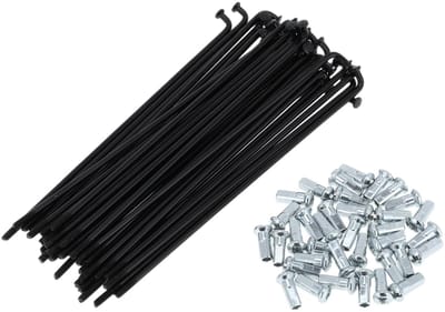 Dailygoods- Fietsspaken 134mm - Koolstofstaal - Set van 12G - Antislip - Duurzaam - Upgrade voor Fietswielen - Wielspaken