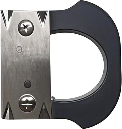 Freesgereedschap Fineerranden - Ontbraammes Meubelranden - Randafwerking Hout - Antislip Handgreep - 6.8 x 7.8 cm - Meerkleurig