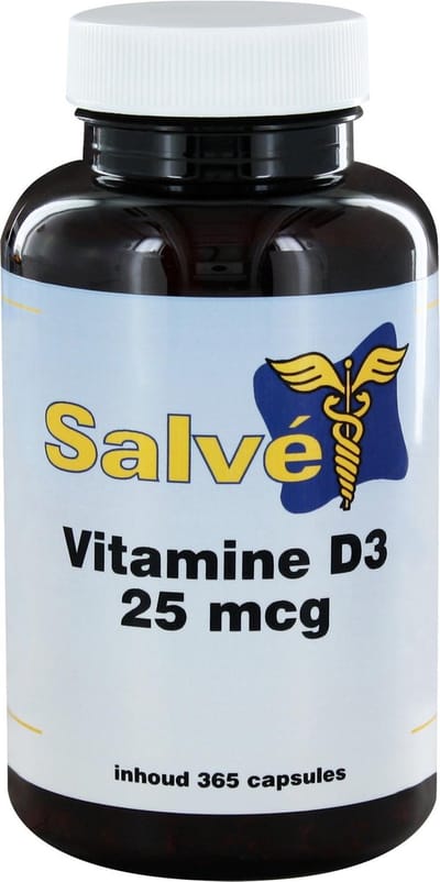 Salvé - Vitamine D3 25 mcg - 365 capsules