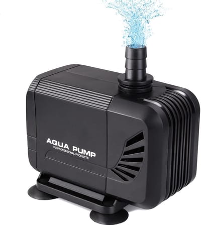 Aquariumpomp - Dompelpomp - Debiet 1500 l/uur - Lage circulatie - Energiebesparend 15 W - IP68 waterdicht - Stille werking - Geschikt voor aquariums en hydrocultuursystemen - Universele aquariumpomp