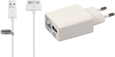 OneOne 2A lader + 1,0m OneOne USB kabel. TUV / GS 100% veilig. Universele oplader adapter past op Apple iPhone 3G, 3Gs, iPhone 4, 4s, iPad 1, iPad 2, iPad 3, iPod Classic, iPod Mini, iPod Nano 1, 2, 3, 4, 5, 6, iPod Touch 1, 2, 3, 4