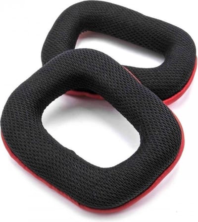 Oorkussens compatibel met Logitech F540, G35, G430 en G930 gaming headsets / rood