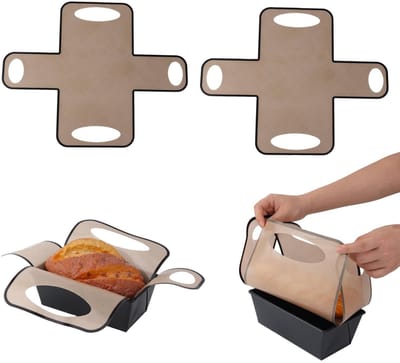 MTTproducts- Broodvormliner - 2 Stuks - Hittebestendig - Siliconen - Antiaanbaklaag - 49x39 cm - Perfect voor Broodvormen - Bakmat