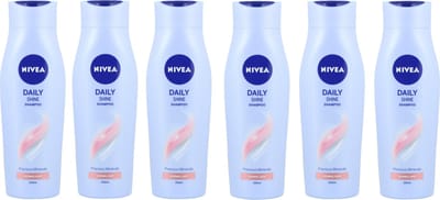 Nivea Shampoo - Daily Shine - 6 x 250 ml - Voordeelverpakking