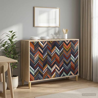 vidaXL - Dressoir - OMMEN - Sonoma - 102 - x - 33 - x - 75 - cm - Bewerkt - hout