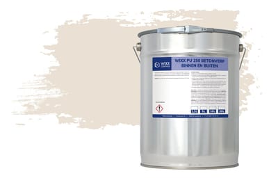 Wixx PU 250 Betonverf Buiten en Binnen - 2.5L - RAL 9001 | Crèmewit