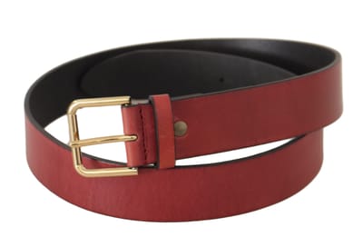 Leren Riem Rood Stijl