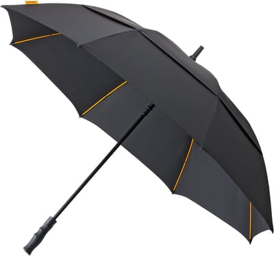 Falcone - Luxe Golfparaplu - Ø 130 cm - Glasfiber Baleinen - Zwart