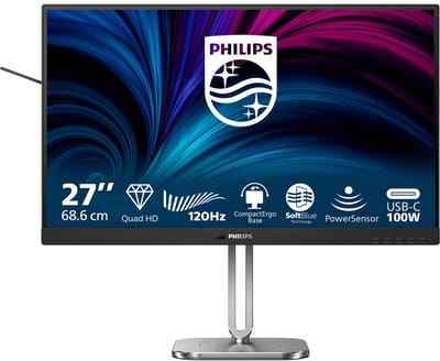 Philips 27B2U4601/00 computer monitor 68,6 cm (27") 2560 x 1440 Pixels Quad HD LCD Grijs