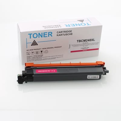 ABC huismerk Toner geschikt voor Brother TN248XLM magenta HL-L3220cw HL-L3220cwe HL-L3240cdw HL-L8230cdw HL-L8240cdw MFC-L3740cdw MFC-L3740cdwe