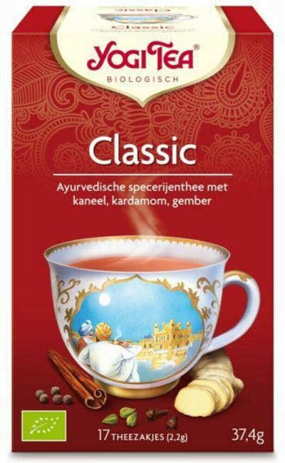 Yogi tea Biologische Thee Classic - 3 x 17 stuks - Voordeelverpakking