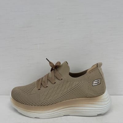 Casual sneakers met sportief design khaki Khaki / 37