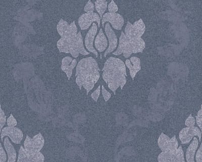 LANDELIJK BAROK BEHANG | Ornamenten - blauw grijs - A.S. Création New Elegance