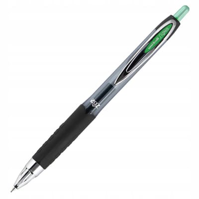 Uni-Ball 207E Gel Pen - 0.7mm Groen - Vloeiend en Waterbestendig