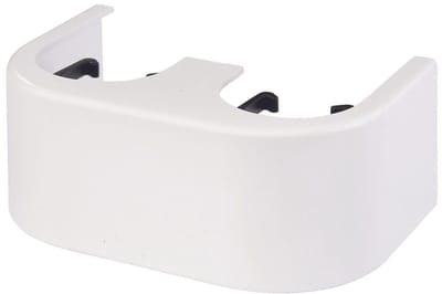 Flamco Designafdekking haanblok Hoek kunststof wit, F10094