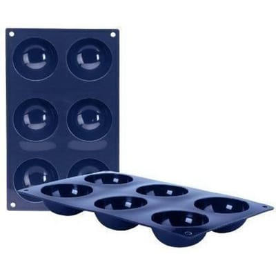 Vorm - Ibili - 870033 - Halfrond Vorm - 6 Holtes - Blauw - Geschikt voor vriezer en vaatwasser