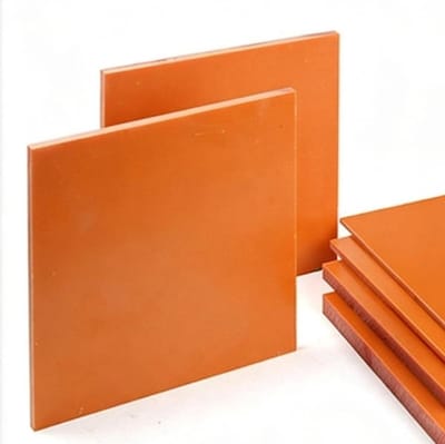 Isolatieplaat Fenolhars - Hittebestendig Laminaat - Industriële Isolatie - Hoge Temperatuur Weerstand - 150x150x50 mm - Bruin