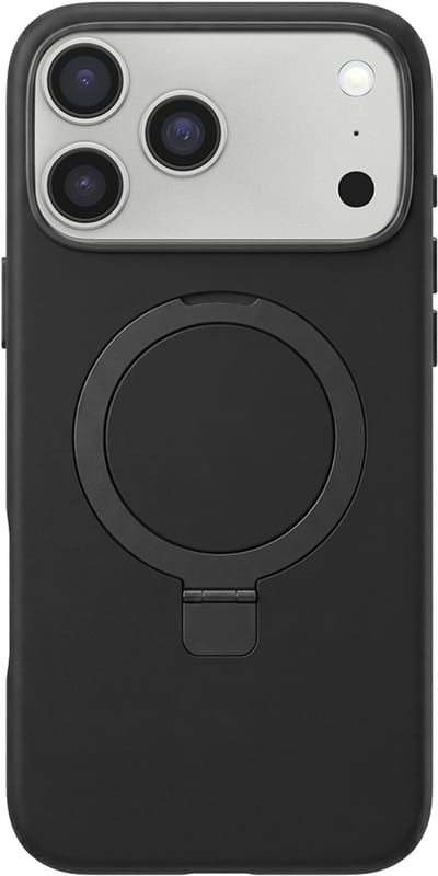 dbramante1928, Hoesje geschikt voor iPhone 17 Pro Max - ICON Series MagSafe met Roterende Ringstandaard, Zwart