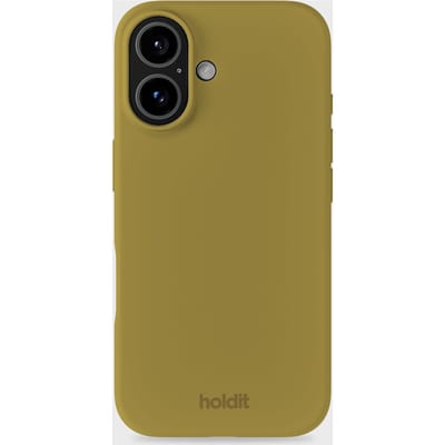 Phone Case Silicone Warm Olive iPhone 16