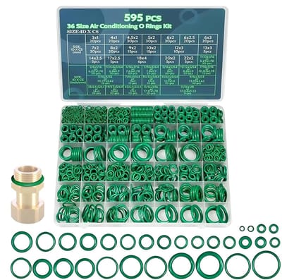 Systeemset Reparatie - O-ringen Set - Voertuig Onderhoud - 595 Delig Duurzaam - 27x17x2.3cm