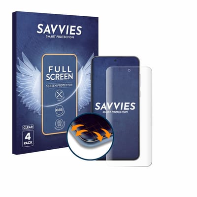 Savvies - Screenprotector voor OnePlus Nord 5 - Folie Beschermfolie transparant volledig dekking 4 Stuks