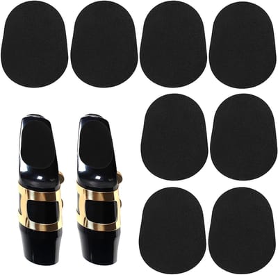 8 Stuks Ovale Rubberen Nozzle Pads en Patches voor Saxofoon en Klarinet - Accessoires voor Beginners, Bescherming en Comfort
