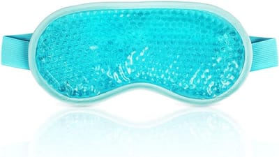 Herbruikbaar Koelmasker voor Ogen, Warm Koud Therapie bij Migraine, Hoofdpijn, Donkere Kringen en Opgezette Ogen