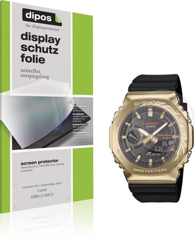 dipos – 6x Matte Beschermfolie geschikt voor Casio GBM-2100CX | Krasbestendige & antireflecterende Screenprotector Ultra-Thin