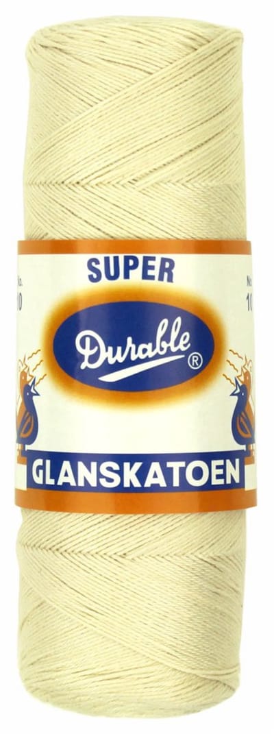 Durable Glanskatoen Nr. 8 - 087 ecru - Katoen Garen